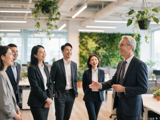 会计学教授团队合影,展示几位中年男性教授穿着正装,面带微笑,蓝色背景,商务办公环境